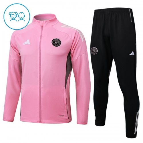 Inter Miami CF Ensemble Vestes d'Entraînement 2024-25 Rose Enfant Inter Miami CF Ensemble Vestes d'Entraînement 2024-25 Rose Enfant